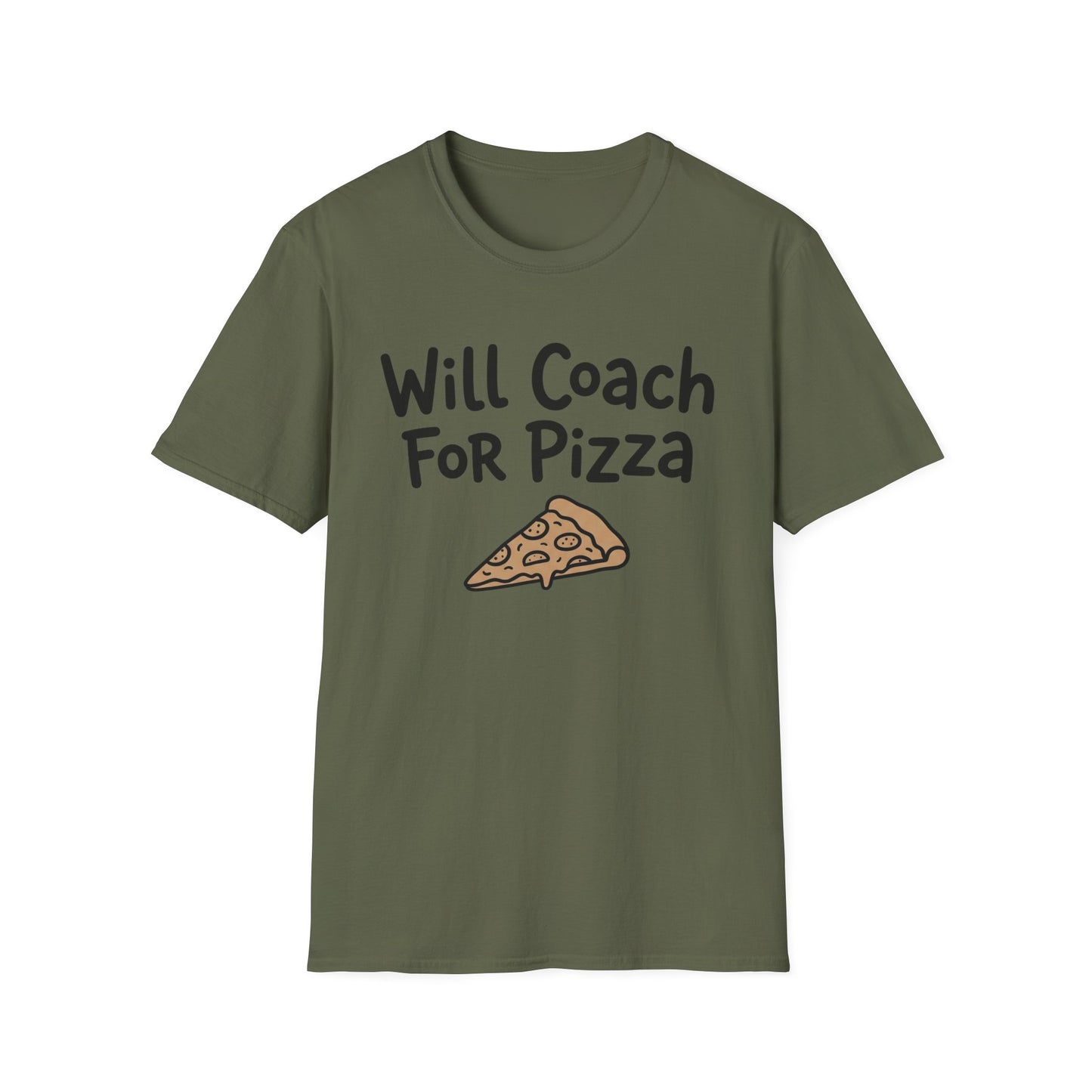 Will coach for Pizza T-Shirt