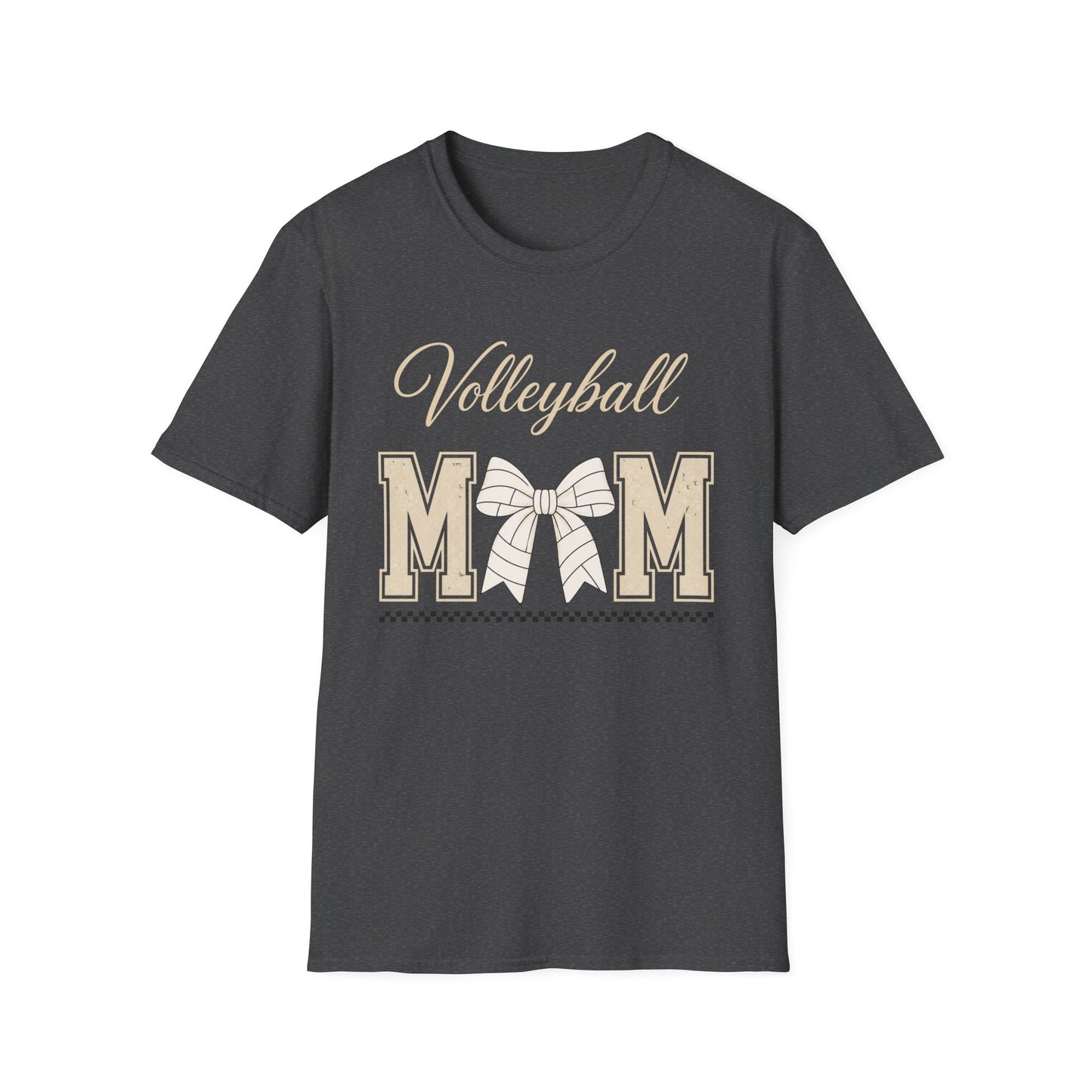 Volleyball mom bow white T-Shirt