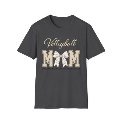 Volleyball mom bow white T-Shirt