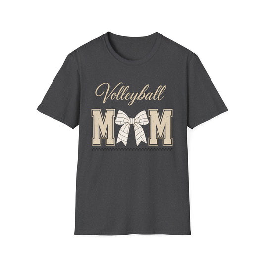 Volleyball mom bow white T-Shirt