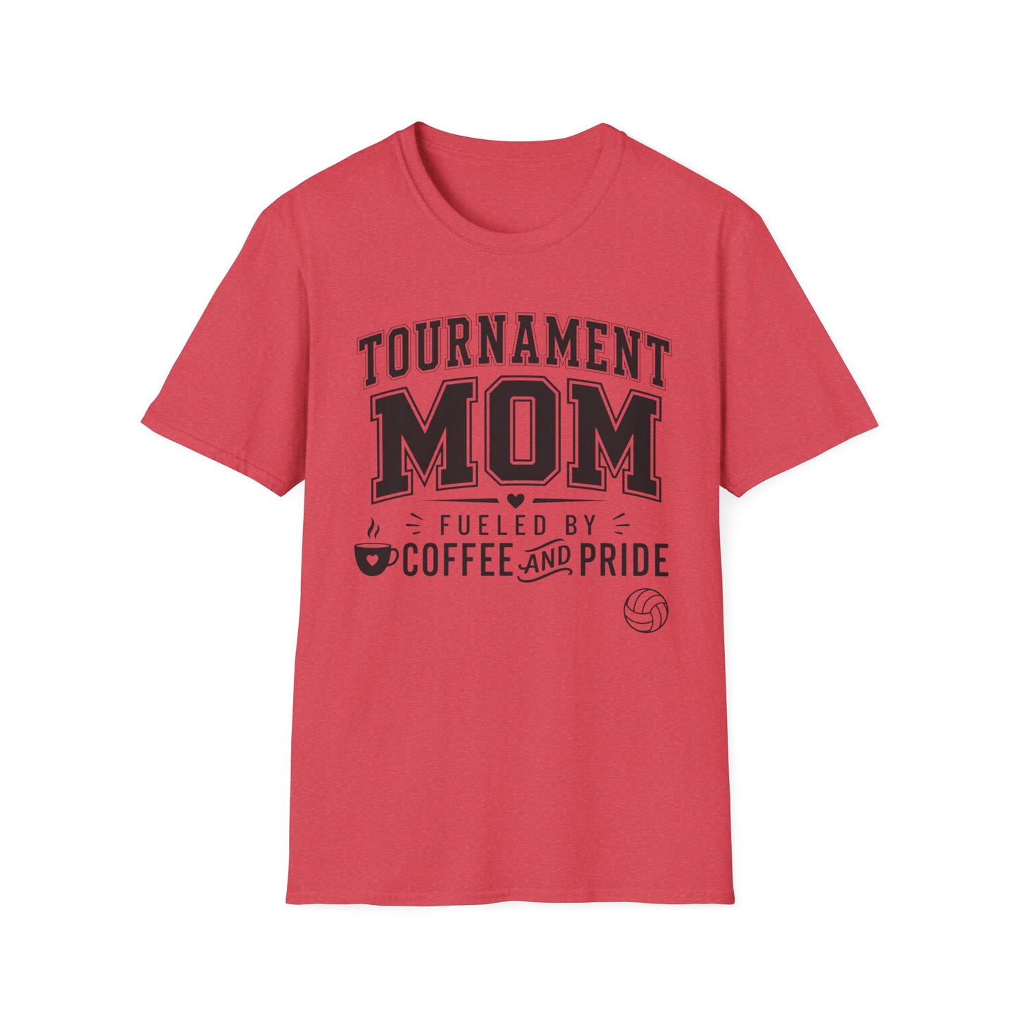 Tournament mom fueled coffee and pride light volleyball T-Shirt