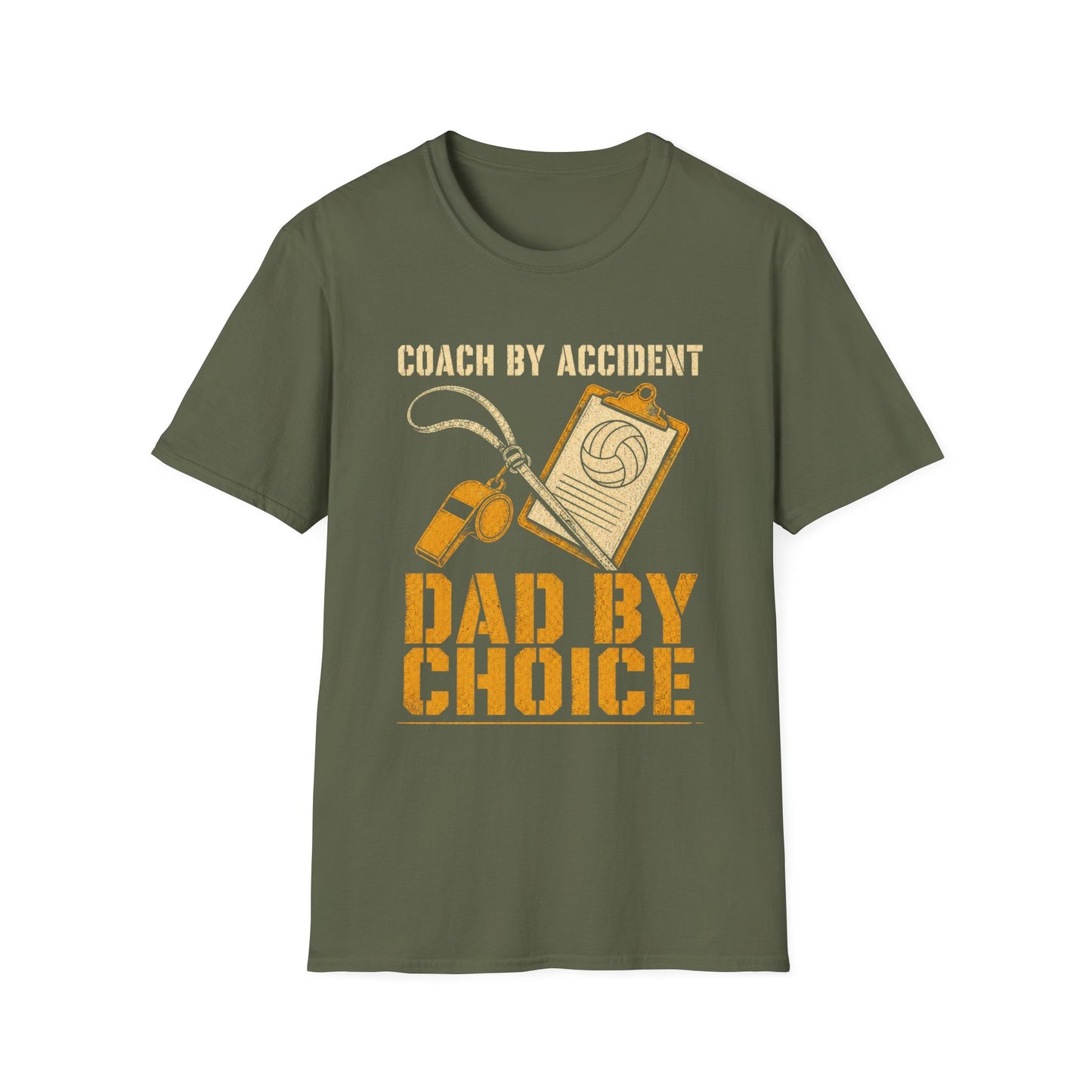 Coach by accident dad by choice T-Shirt