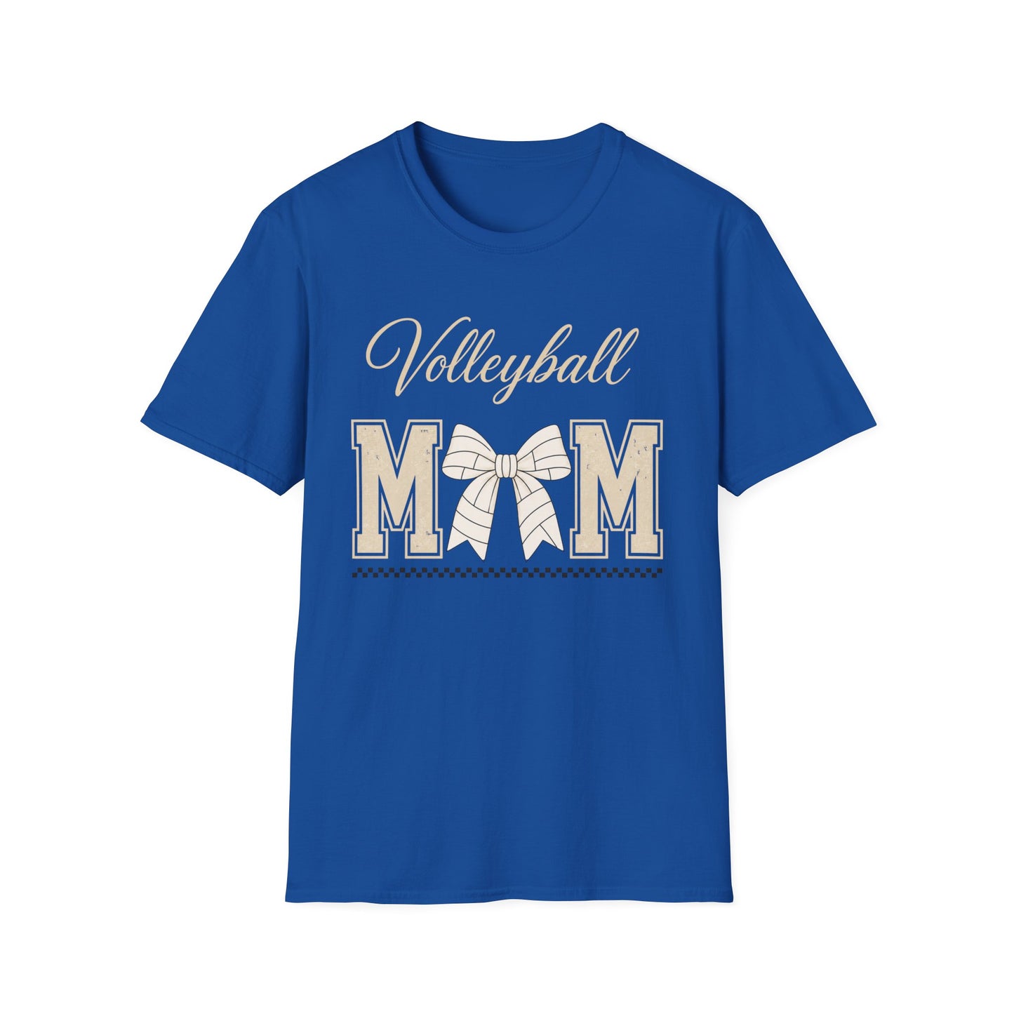 Volleyball mom bow white T-Shirt