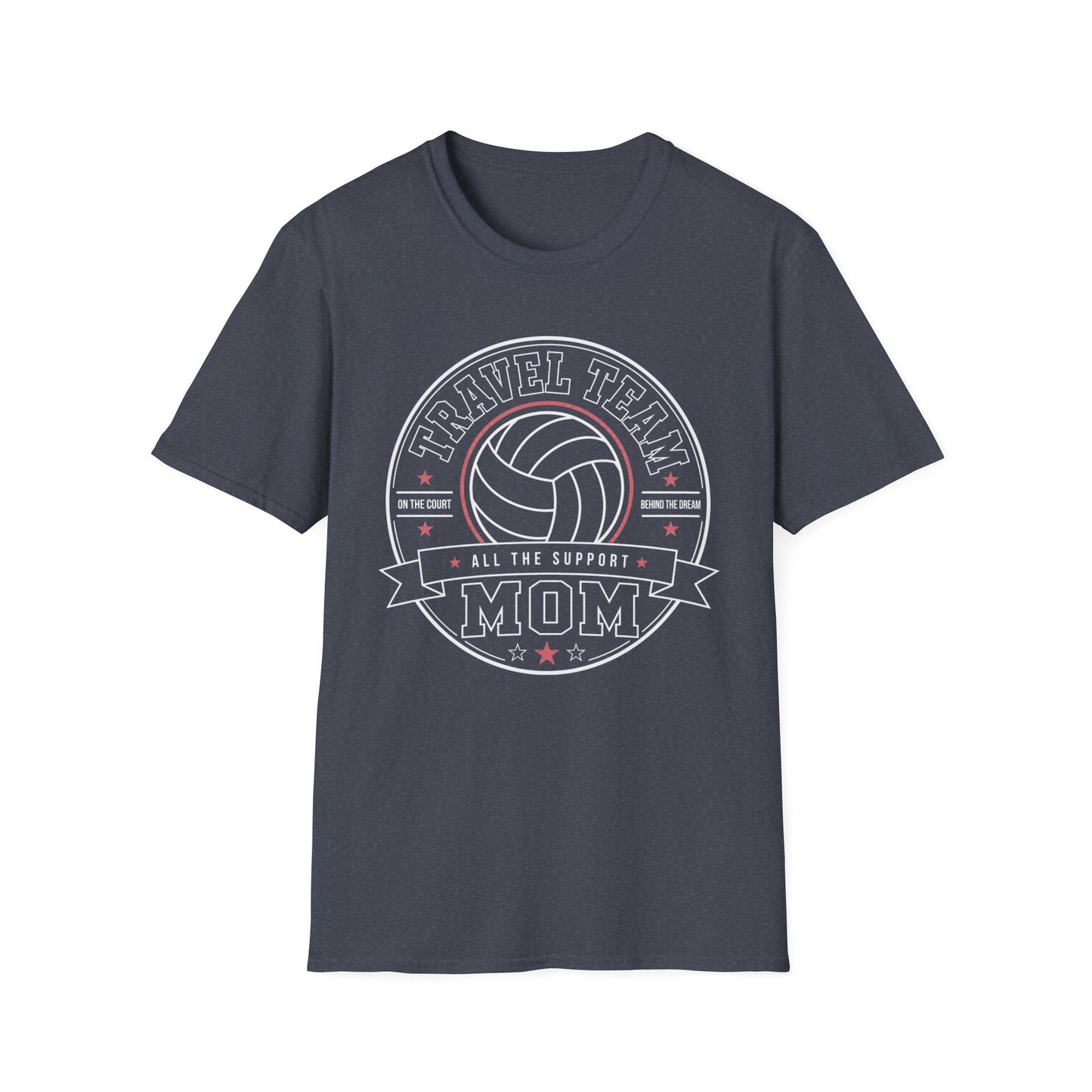 Travel team all the support mom volleyball T-Shirt