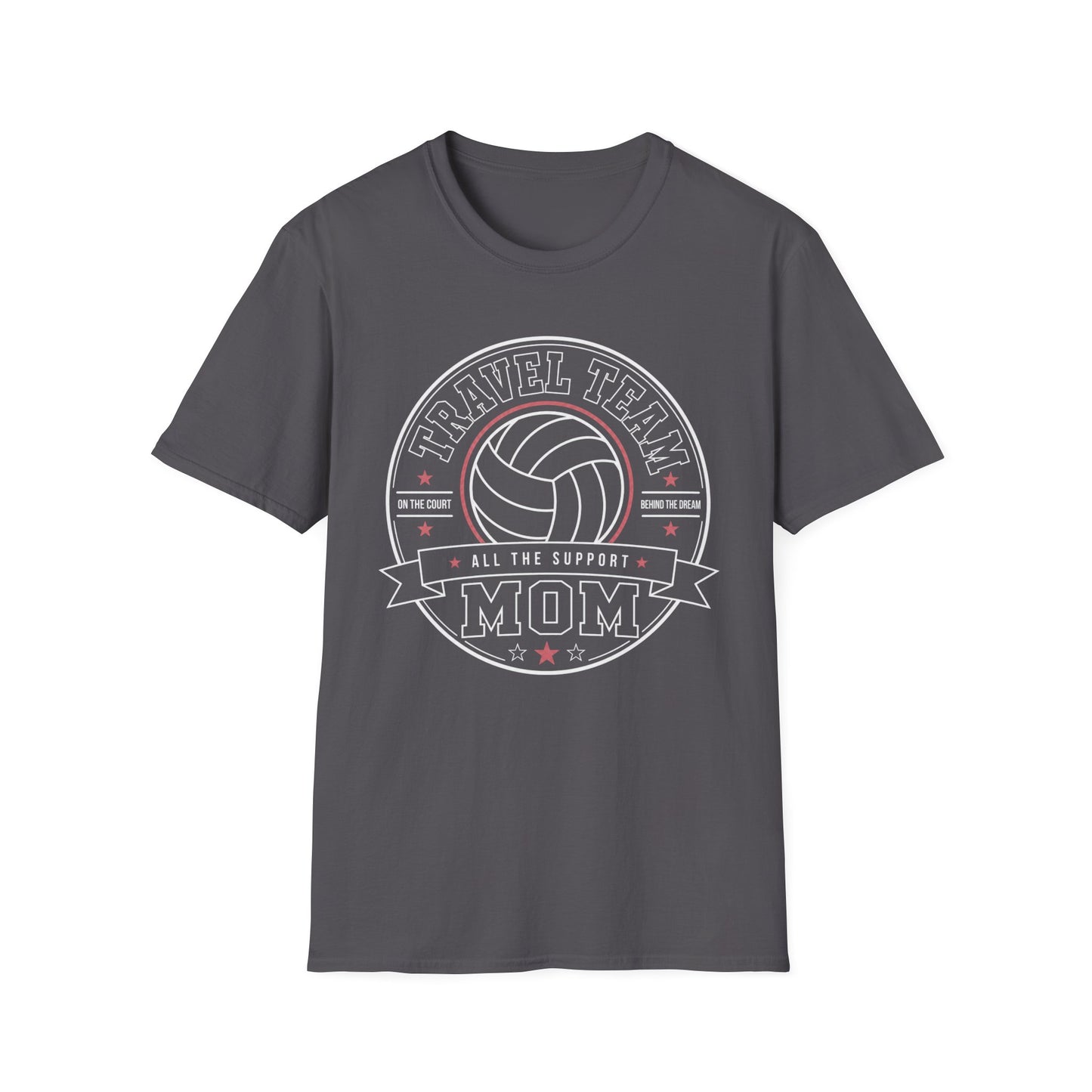 Travel team all the support mom volleyball T-Shirt