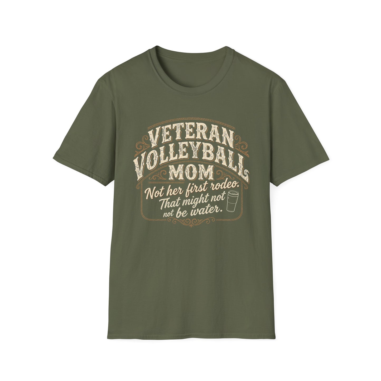 Veteran volleyball mom not her first rodeo T-Shirt