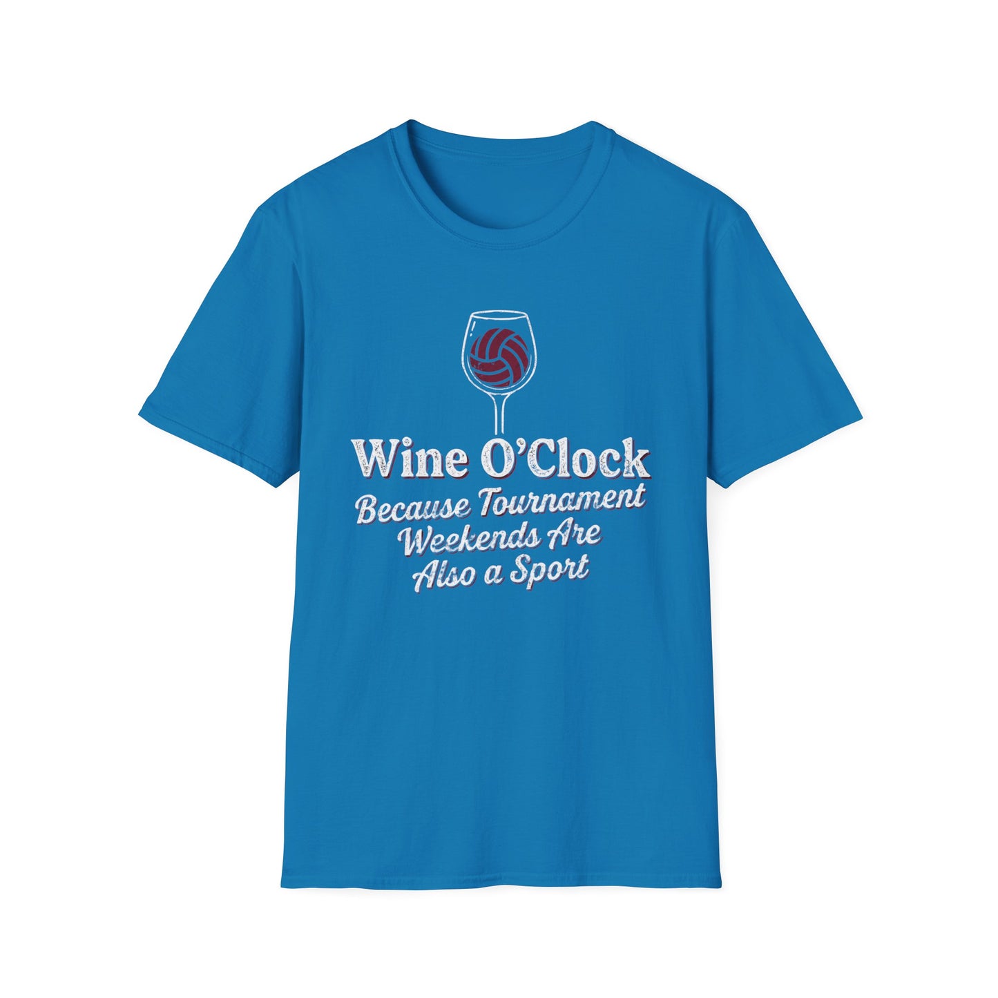 Wine oclock volleyball red T-Shirt