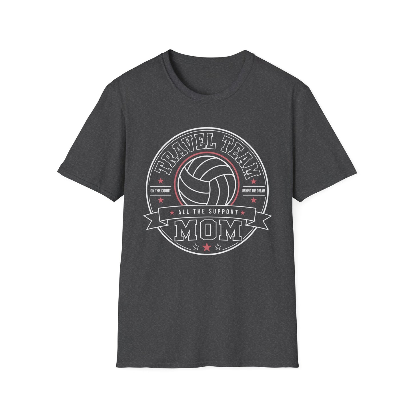 Travel team all the support mom volleyball T-Shirt