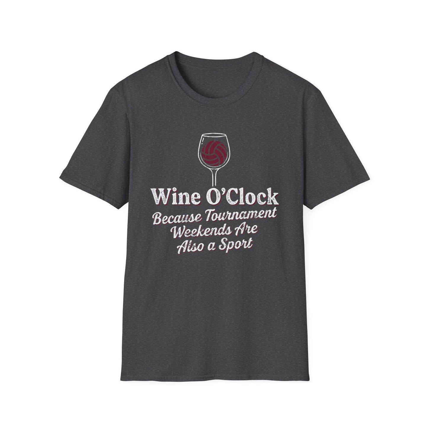 Wine oclock volleyball red T-Shirt
