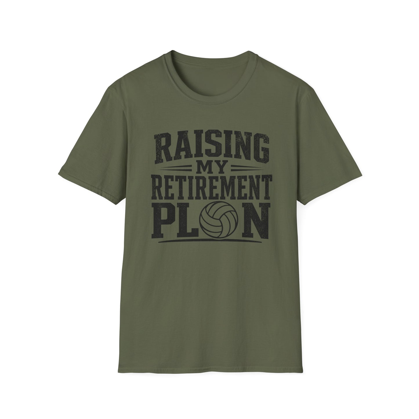 Raising my retirement plan volleyball T-Shirt