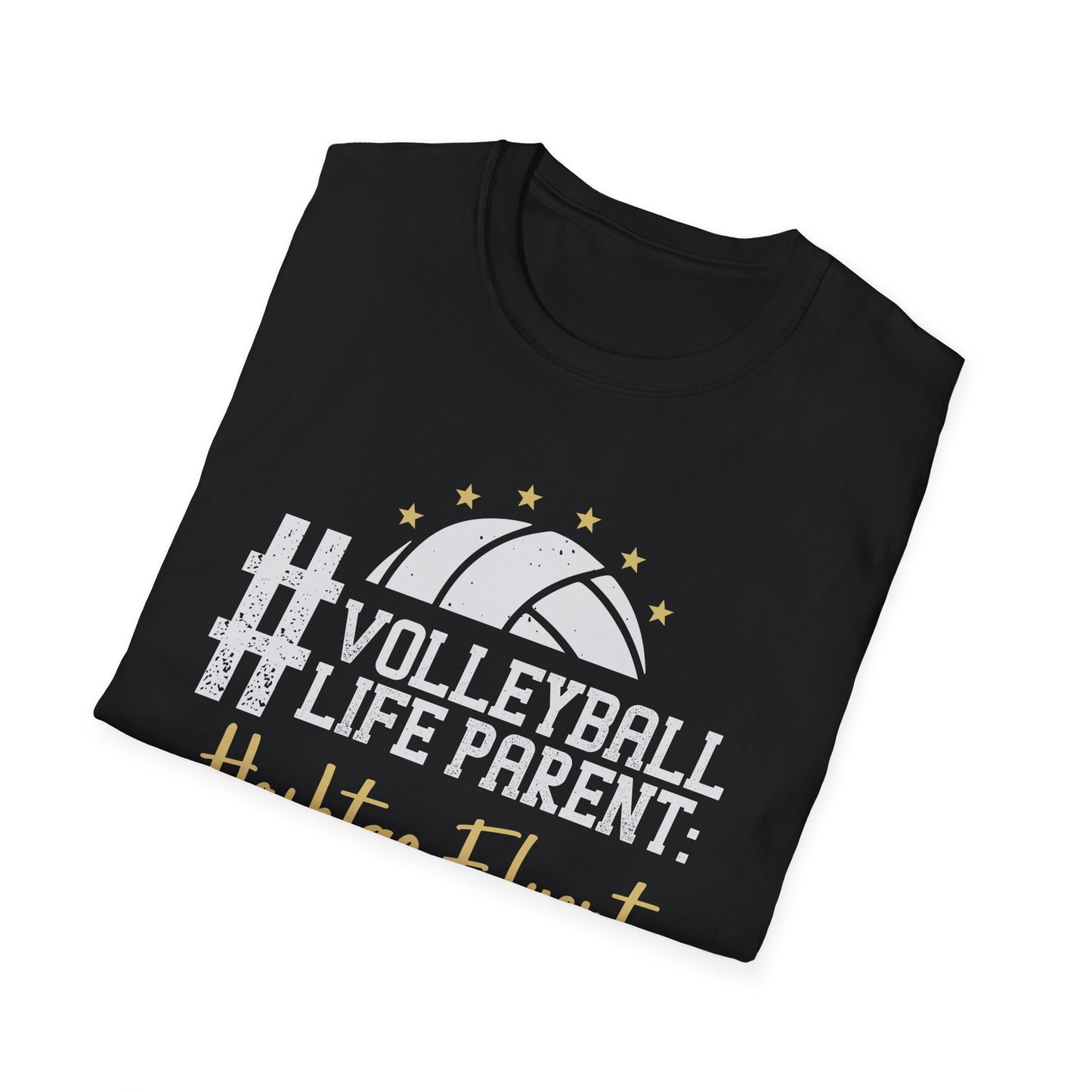 #VOLLEYBALL LIFE PARENT Unisex Softstyle T-Shirt