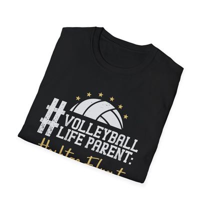 #VOLLEYBALL LIFE PARENT Unisex Softstyle T-Shirt