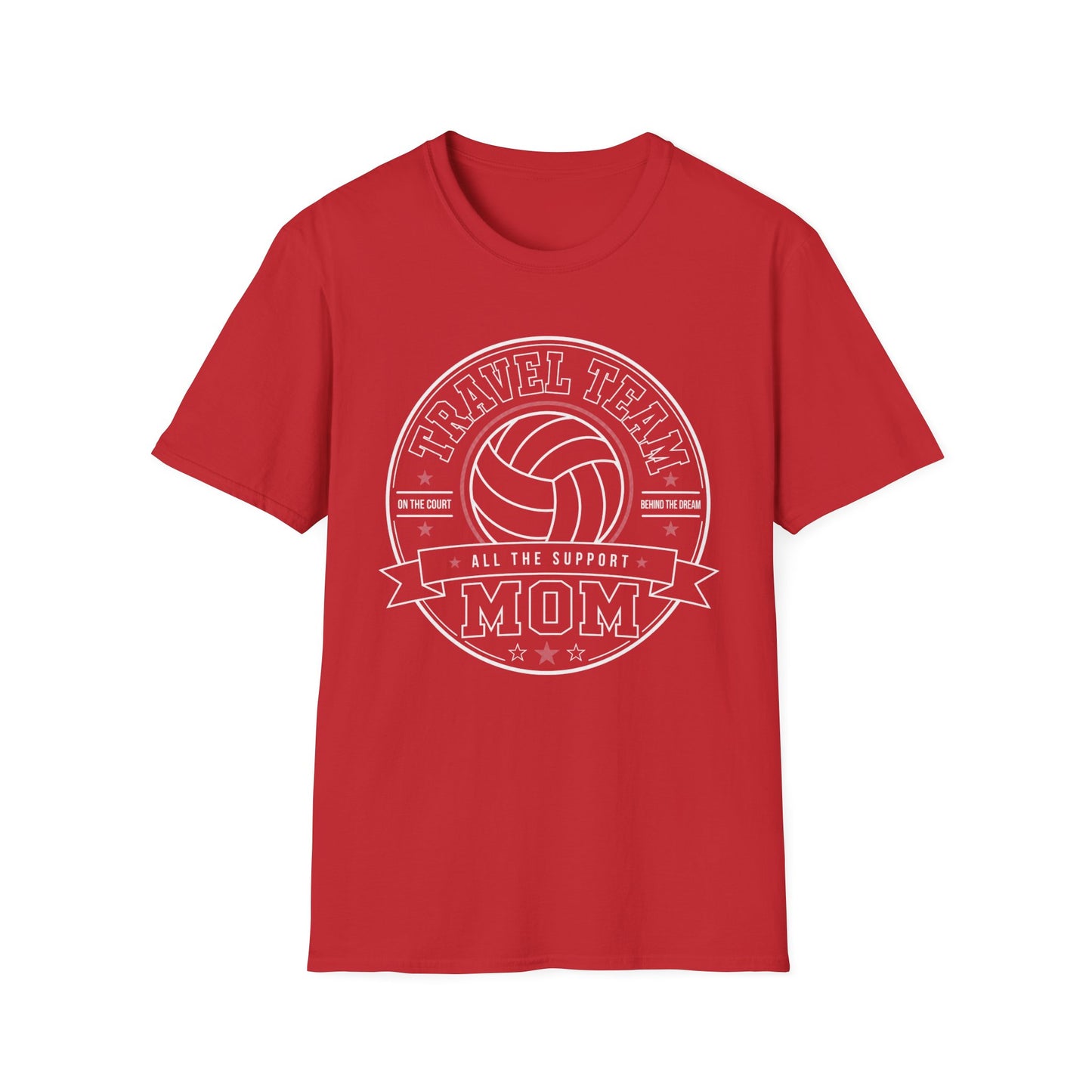 Travel team all the support mom volleyball T-Shirt