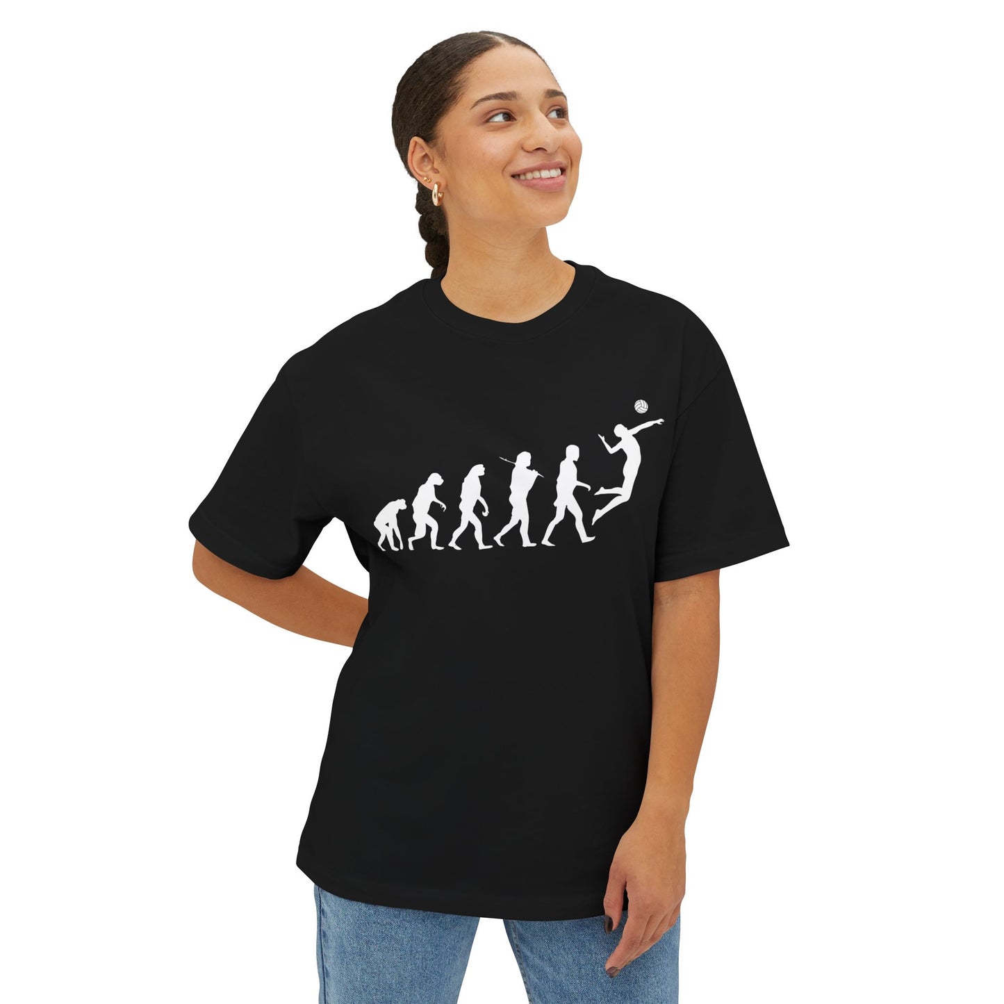 Evolutionary Kicks Unisex Oversized Boxy Tee - Perfect for Athletes, Casual Wear, and Gift for Sports Lovers, Fun Gift for Birthdays, [...]