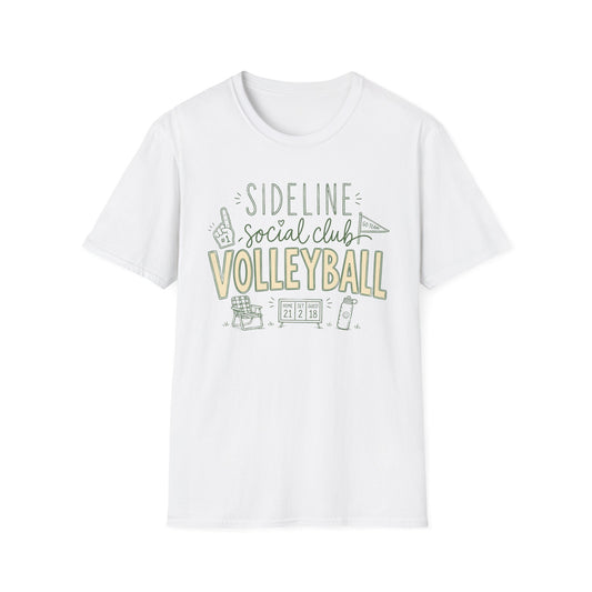 Sideline social club volleyball T-Shirt