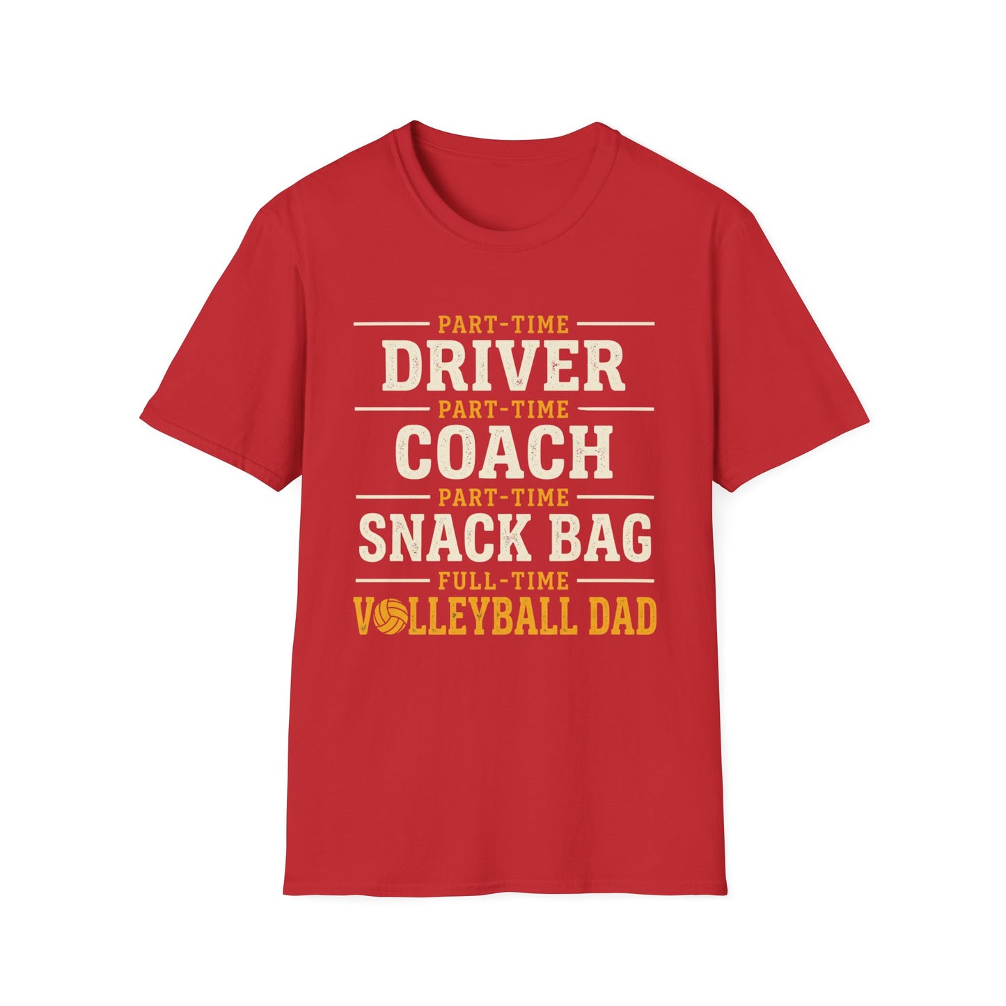 Driver coach snack bag volleyball dad T-Shirt