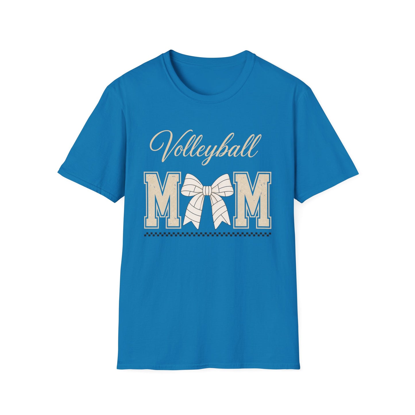 Volleyball mom bow white T-Shirt