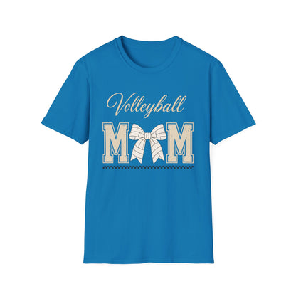 Volleyball mom bow white T-Shirt
