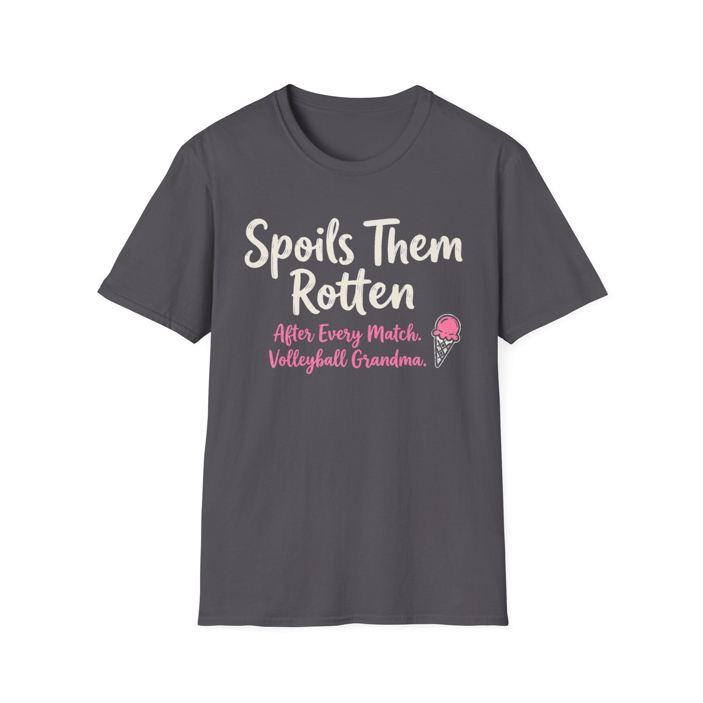 Spoils them rotten grandma volleyball T-Shirt
