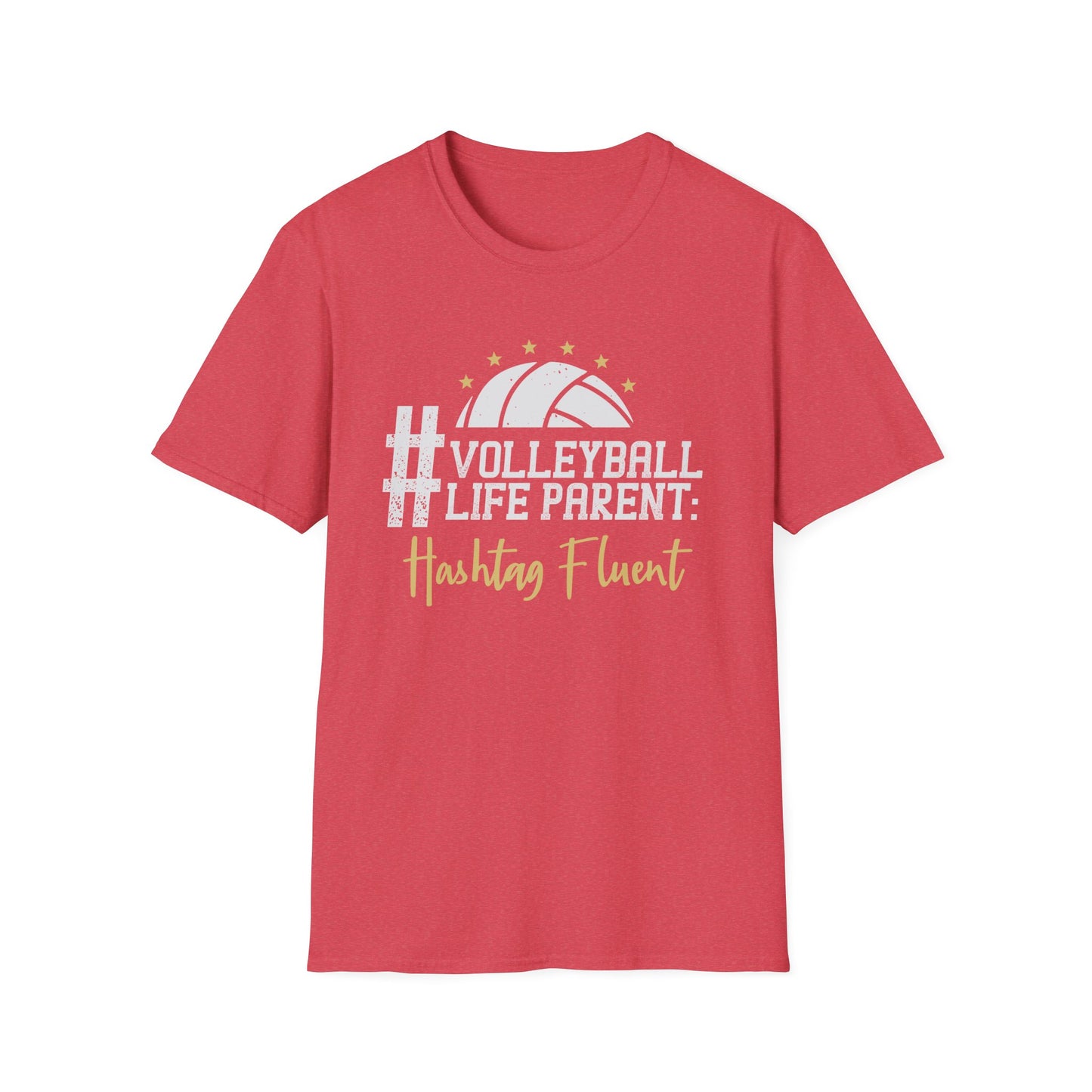 #VOLLEYBALL LIFE PARENT Unisex Softstyle T-Shirt
