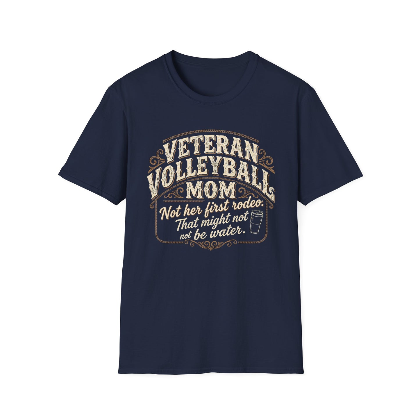 Veteran volleyball mom not her first rodeo T-Shirt