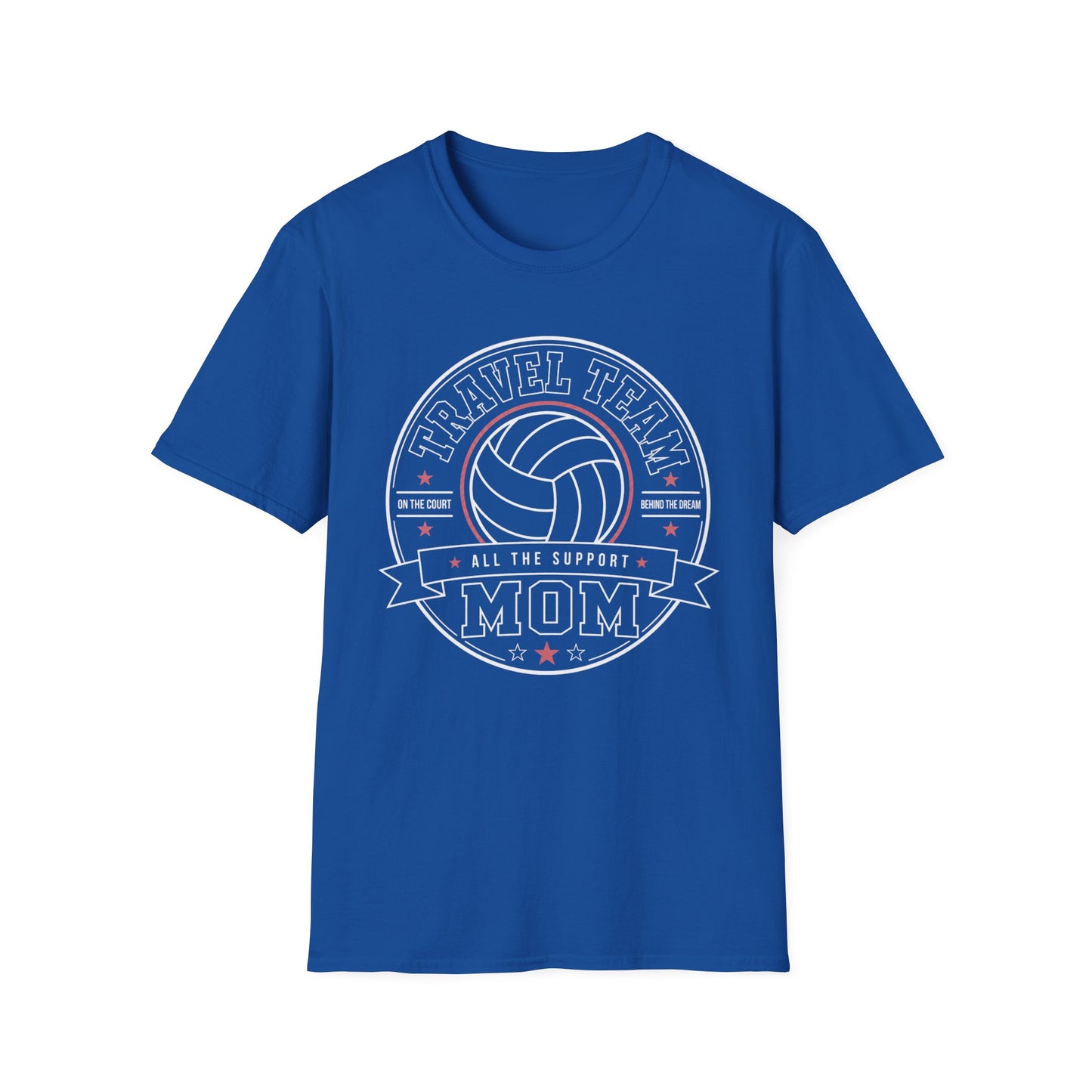 Travel team all the support mom volleyball T-Shirt