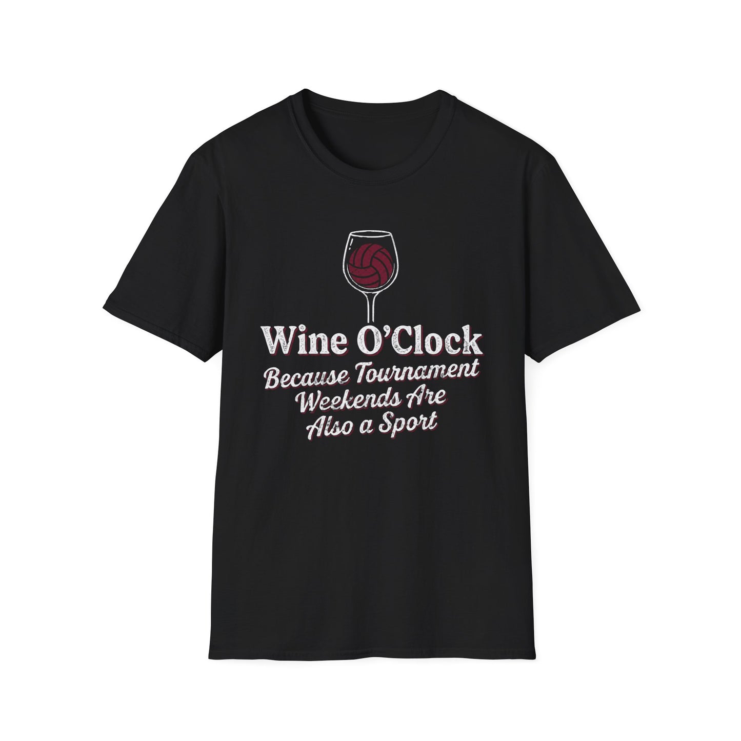 Wine oclock volleyball red T-Shirt