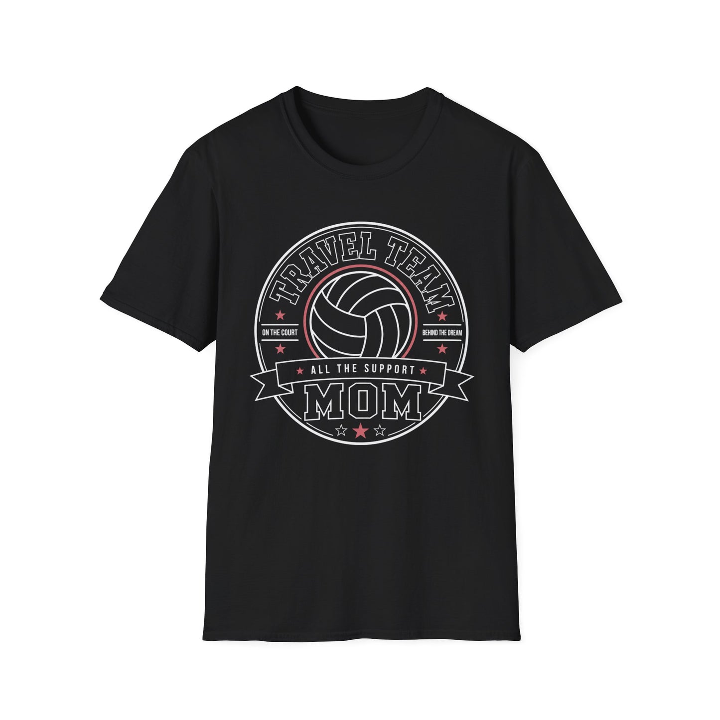 Travel team all the support mom volleyball T-Shirt