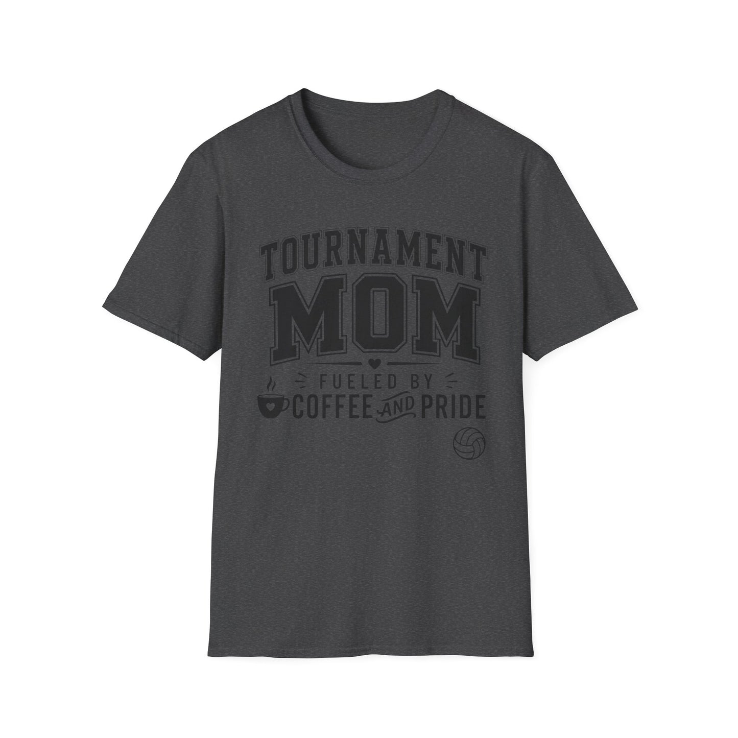 Tournament mom fueled coffee and pride light volleyball T-Shirt