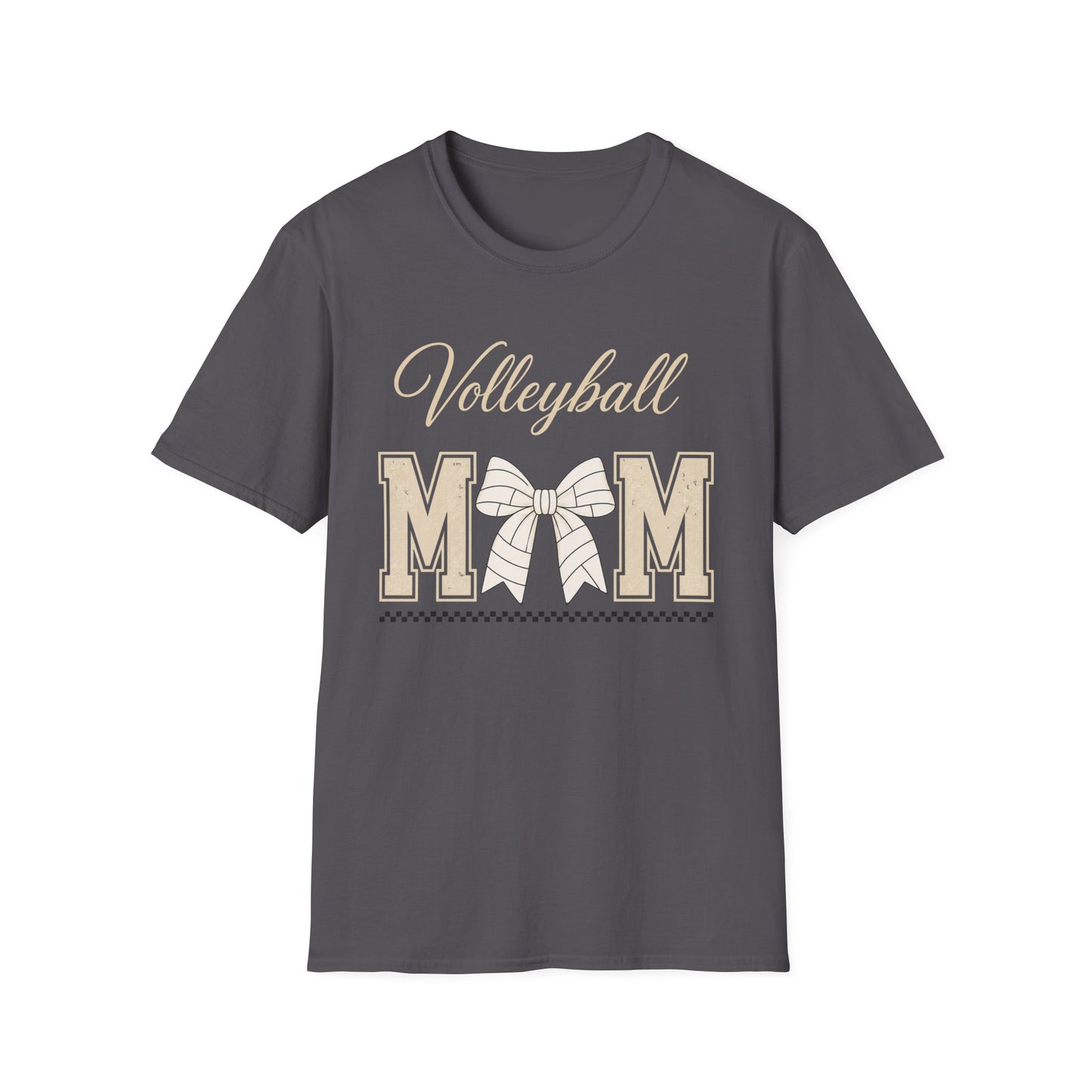 Volleyball mom bow white T-Shirt