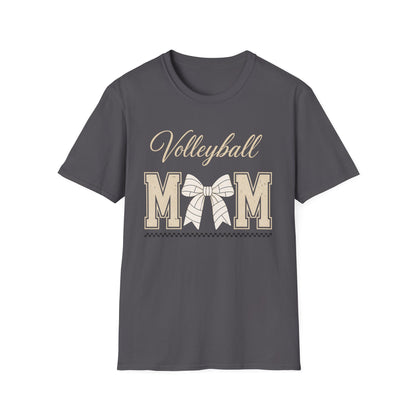 Volleyball mom bow white T-Shirt