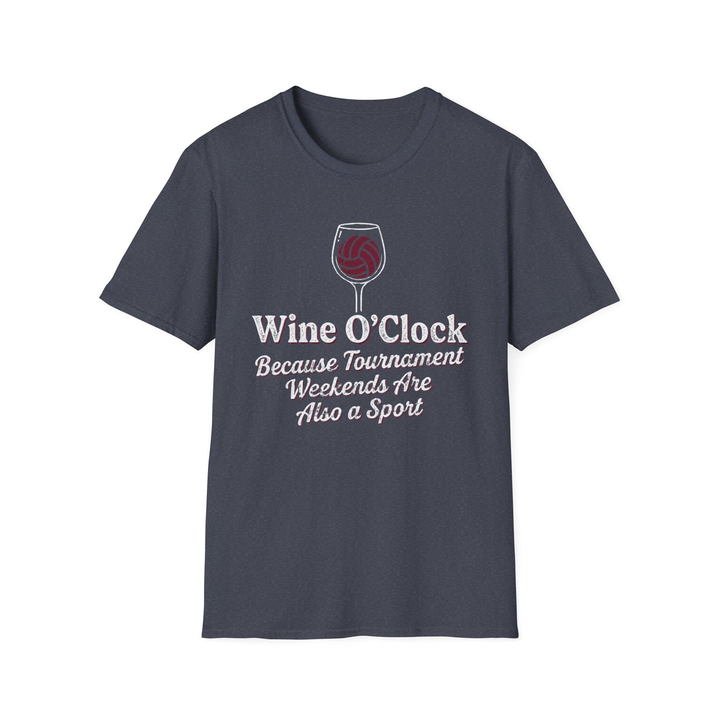 Wine oclock volleyball red T-Shirt