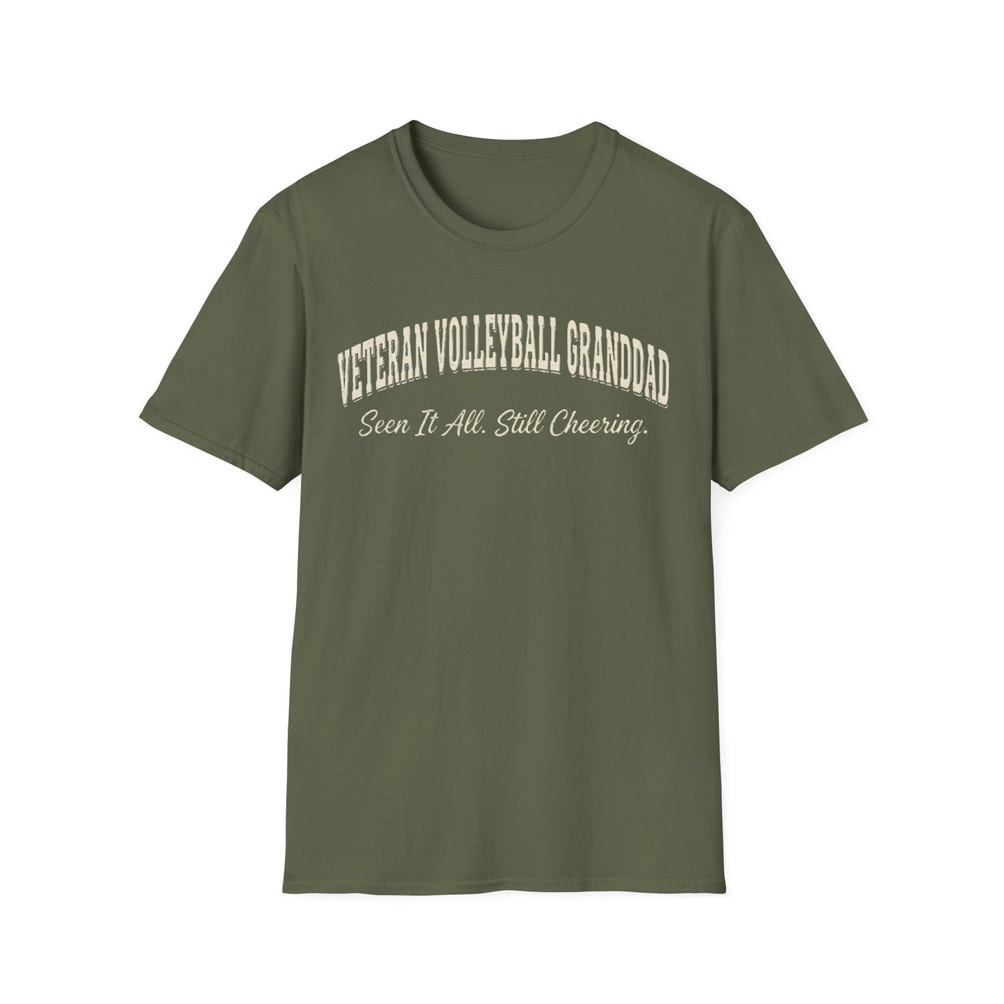 Veteran volleyball granddad seen it all still cheering T-Shirt