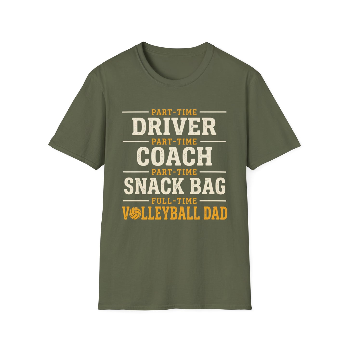 Driver coach snack bag volleyball dad T-Shirt