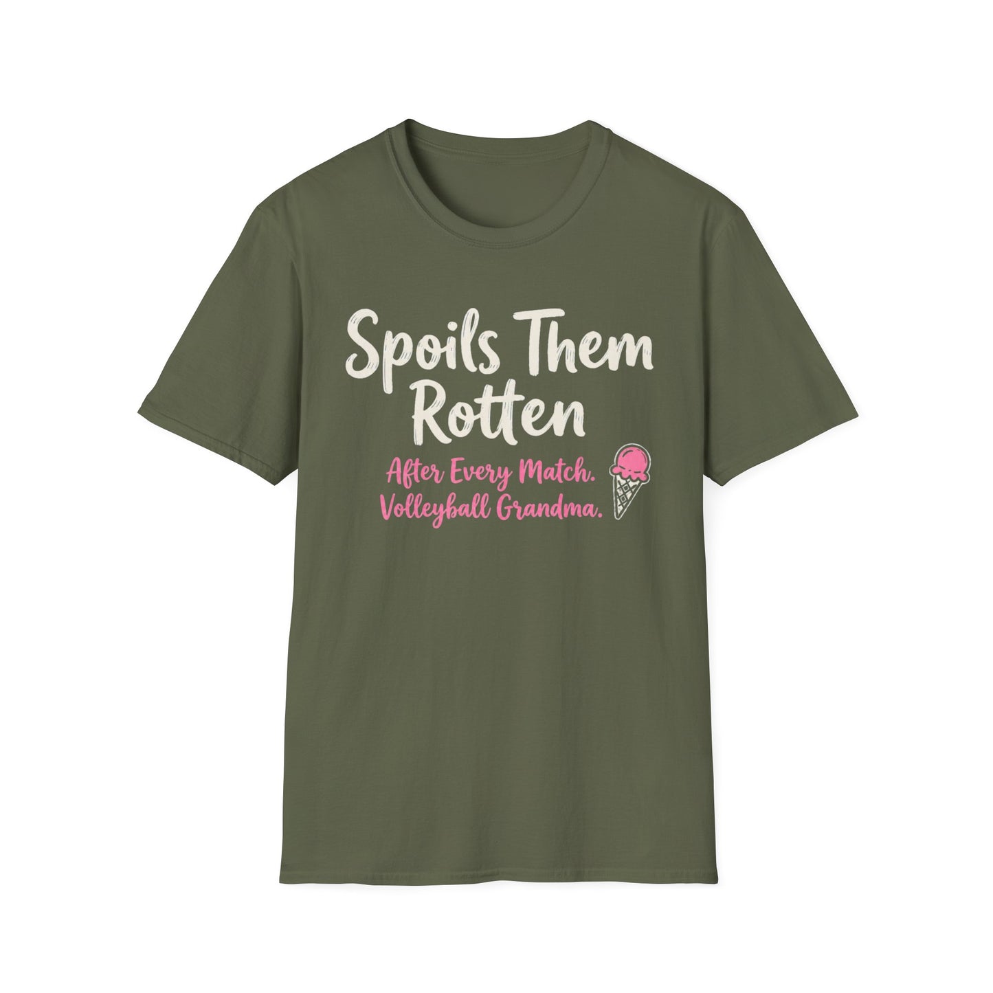 Spoils them rotten grandma volleyball T-Shirt