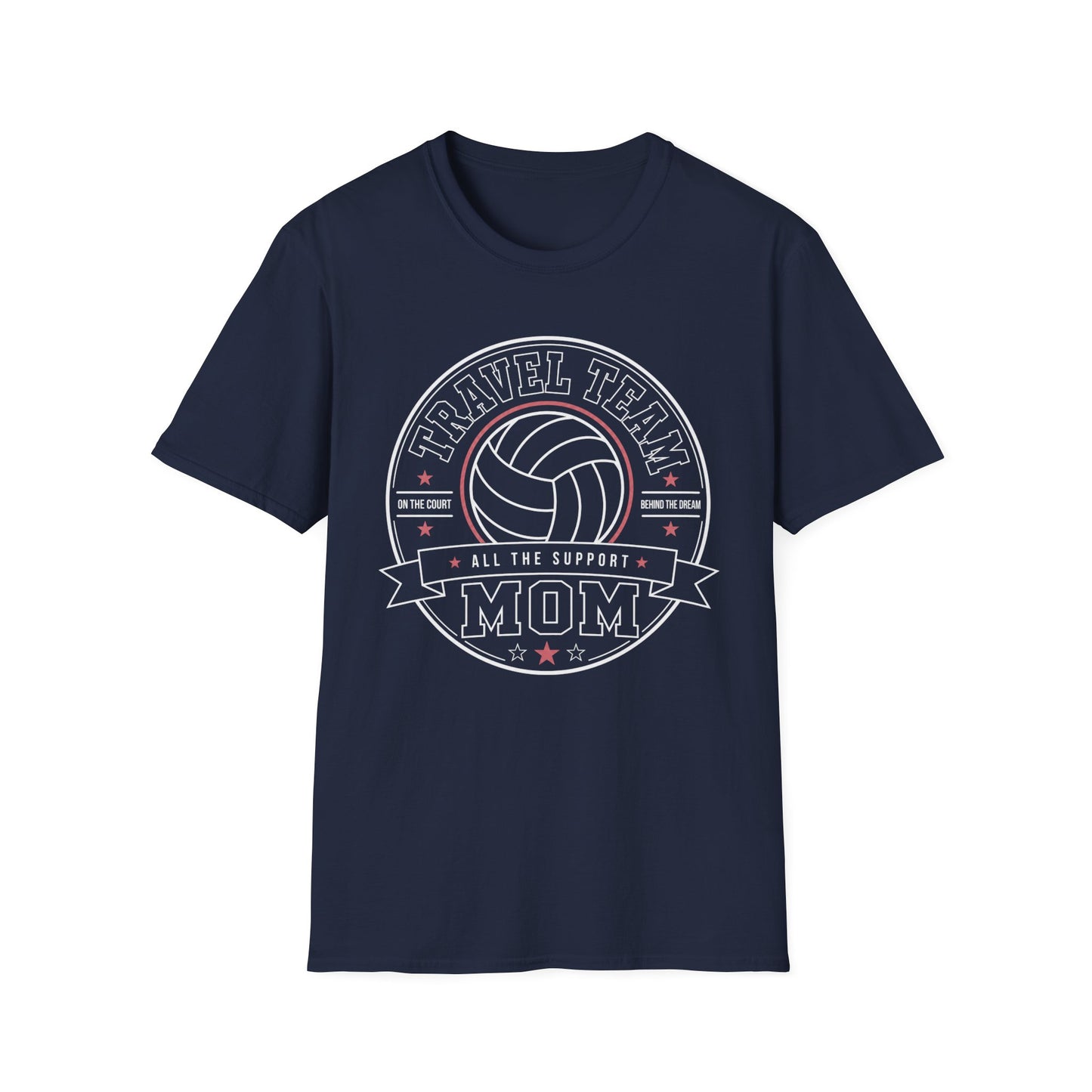 Travel team all the support mom volleyball T-Shirt