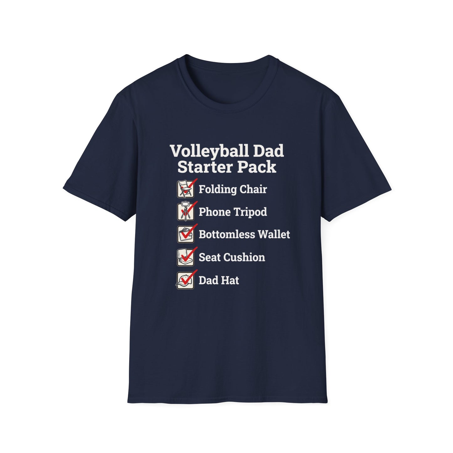 Volleyball dad starter pack T-Shirt