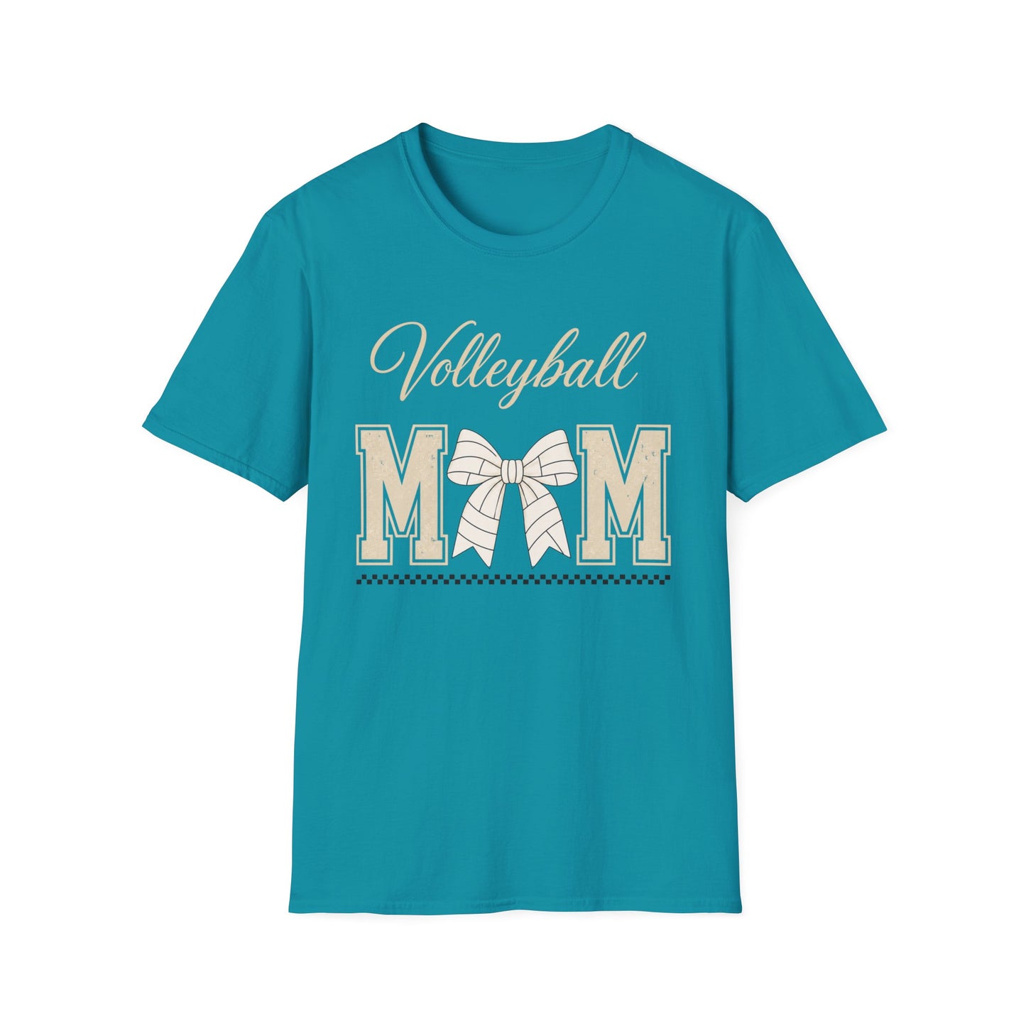 Volleyball mom bow white T-Shirt