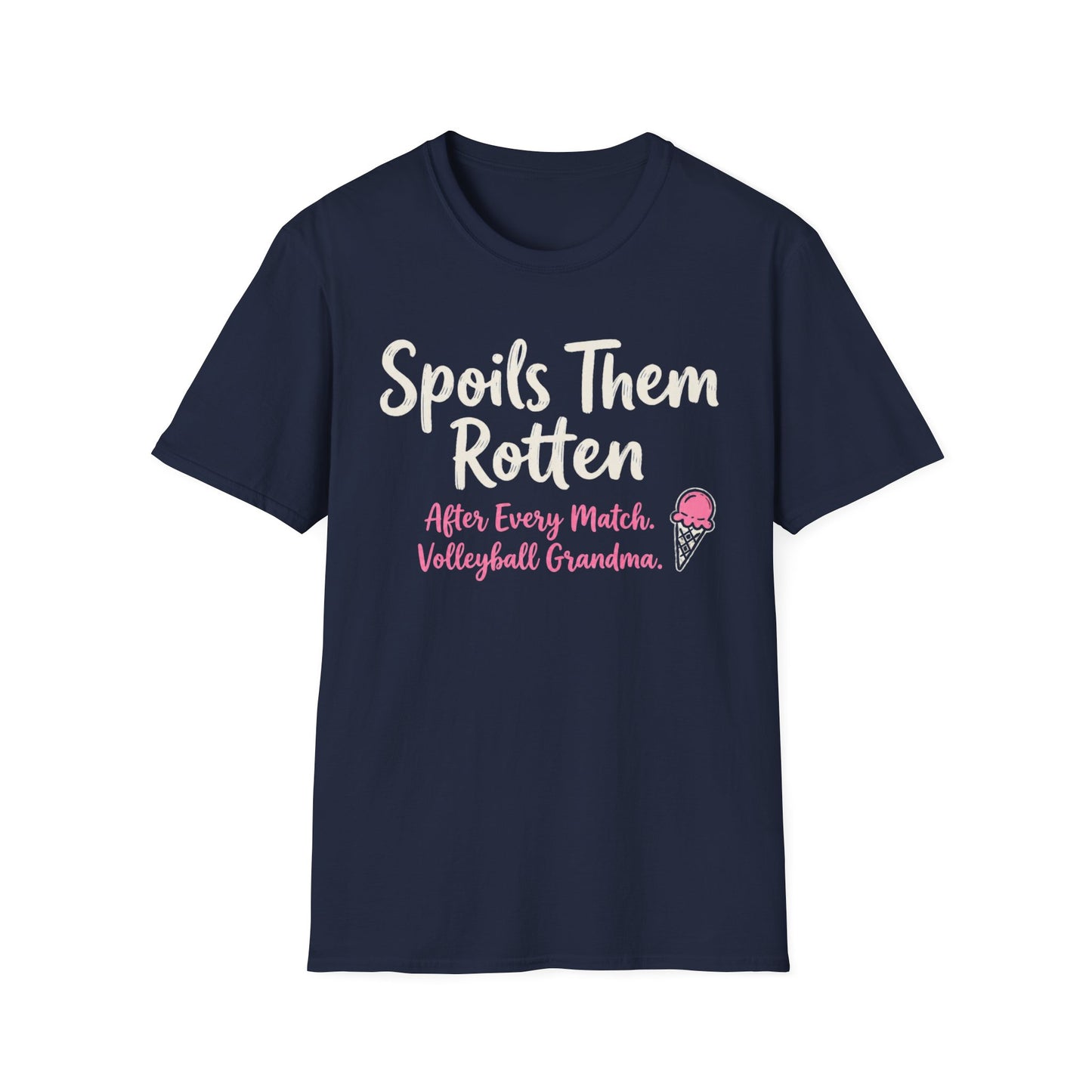 Spoils them rotten grandma volleyball T-Shirt