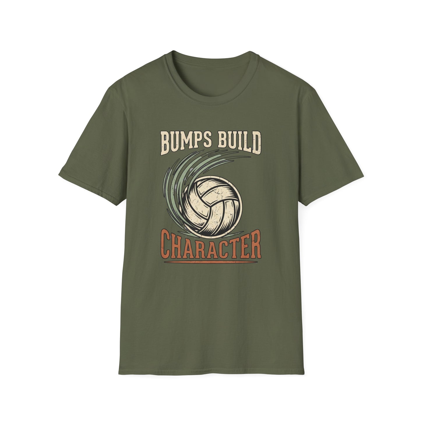 Bumps build character volleyball T-Shirt