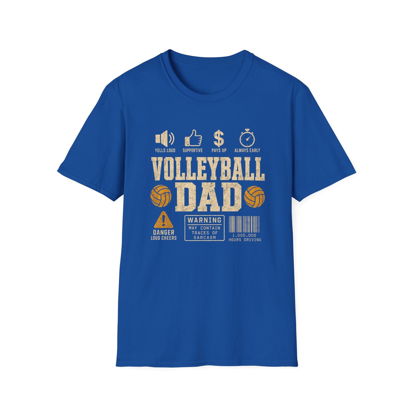 Volleyball dad warning sarcasm T-Shirt