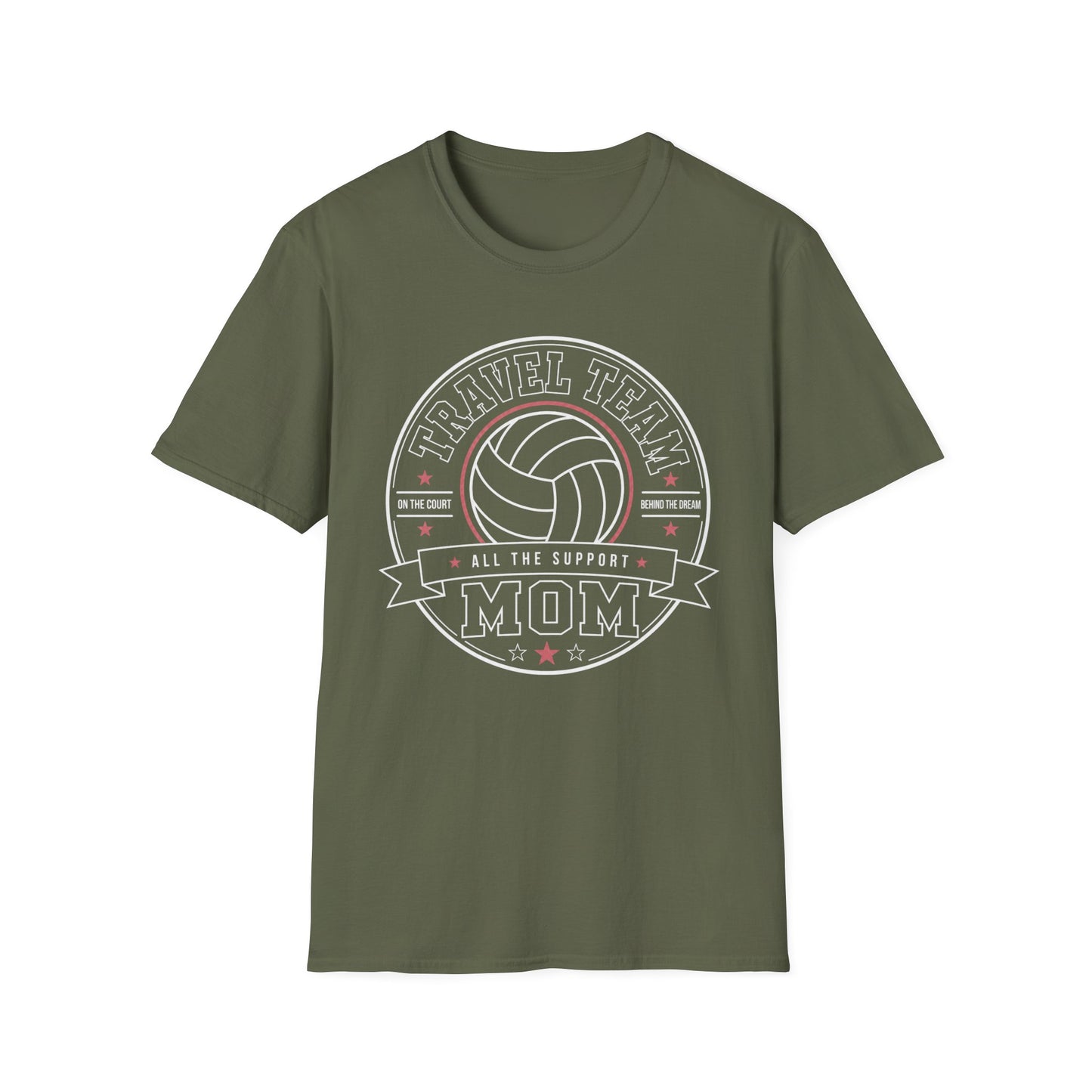 Travel team all the support mom volleyball T-Shirt