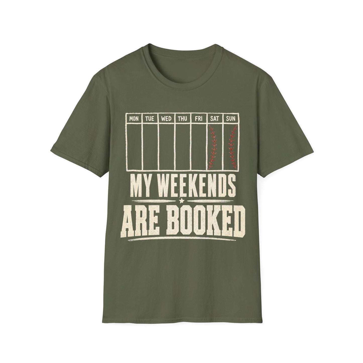 My Weekends Are Booked Baseball T-Shirt