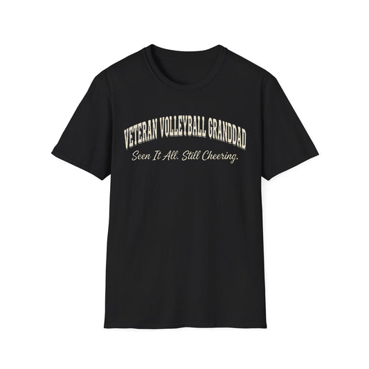 Veteran volleyball granddad seen it all still cheering T-Shirt