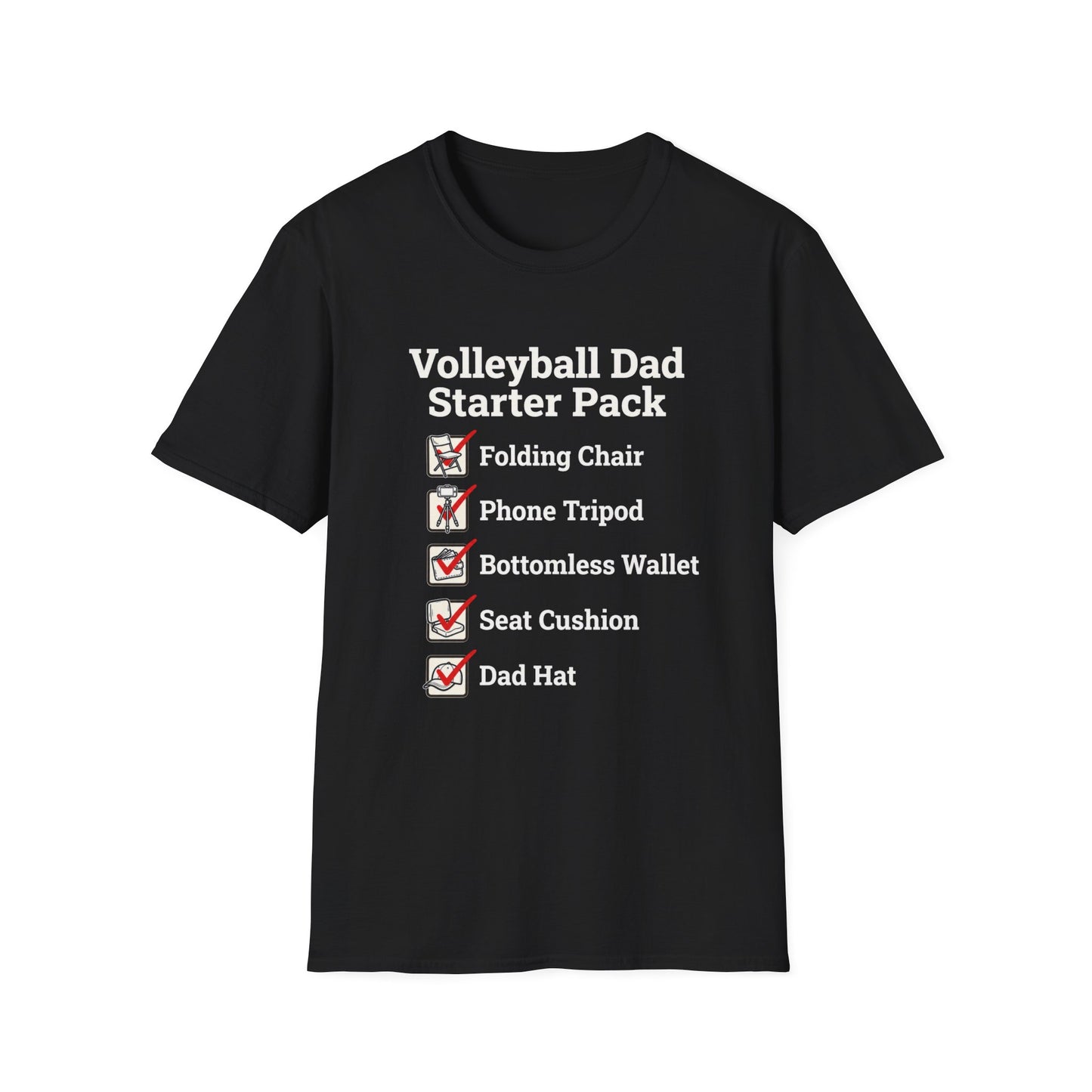 Volleyball dad starter pack T-Shirt