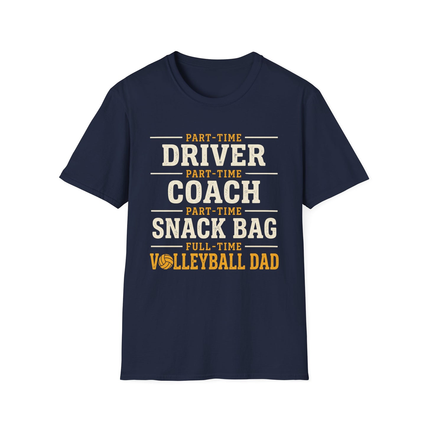Driver coach snack bag volleyball dad T-Shirt
