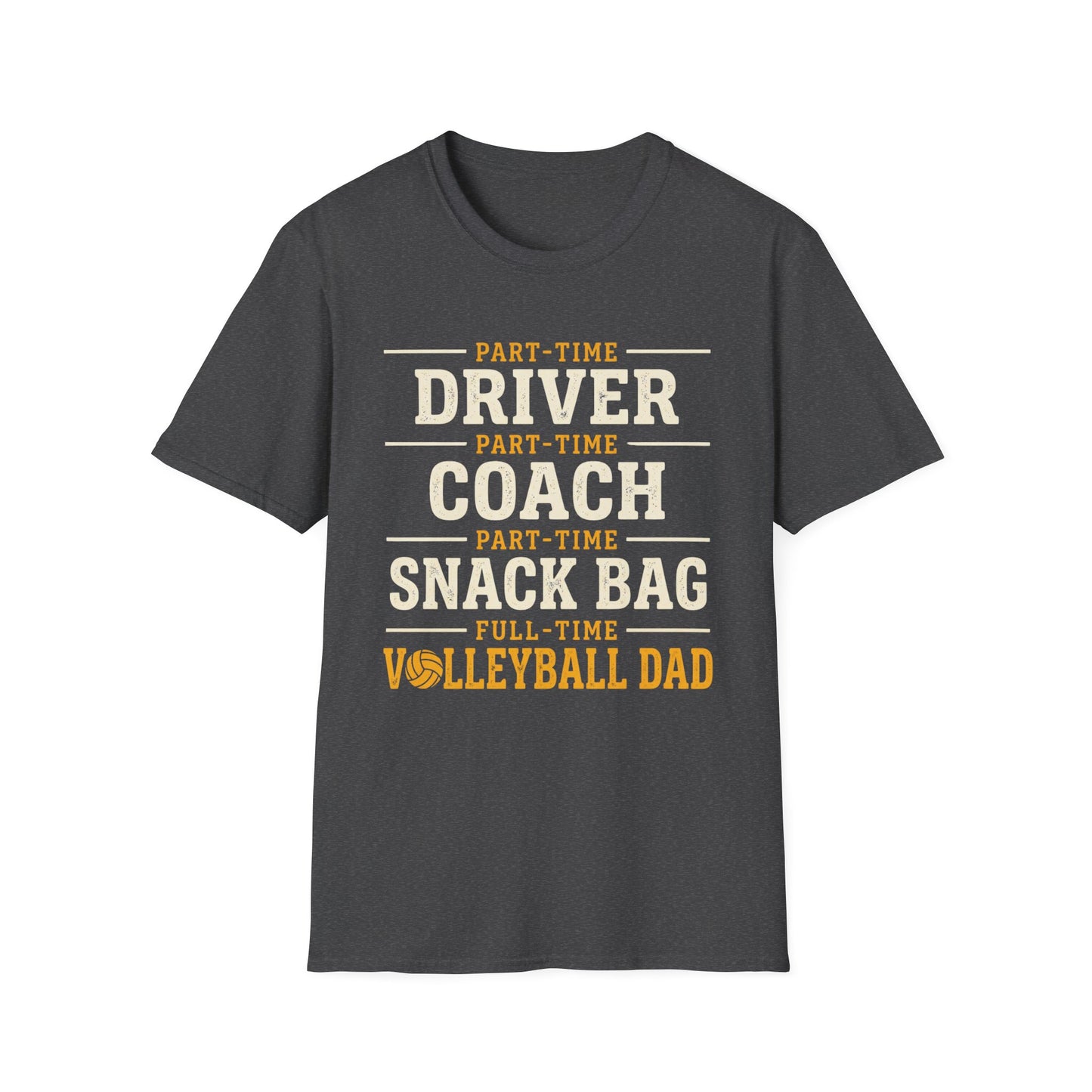 Driver coach snack bag volleyball dad T-Shirt