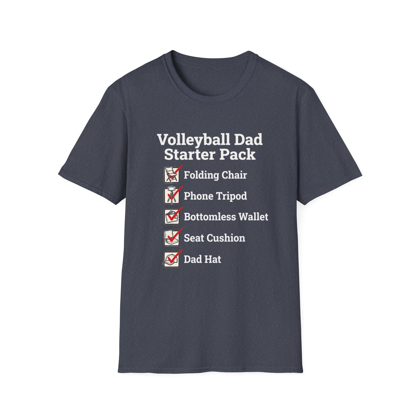 Volleyball dad starter pack T-Shirt
