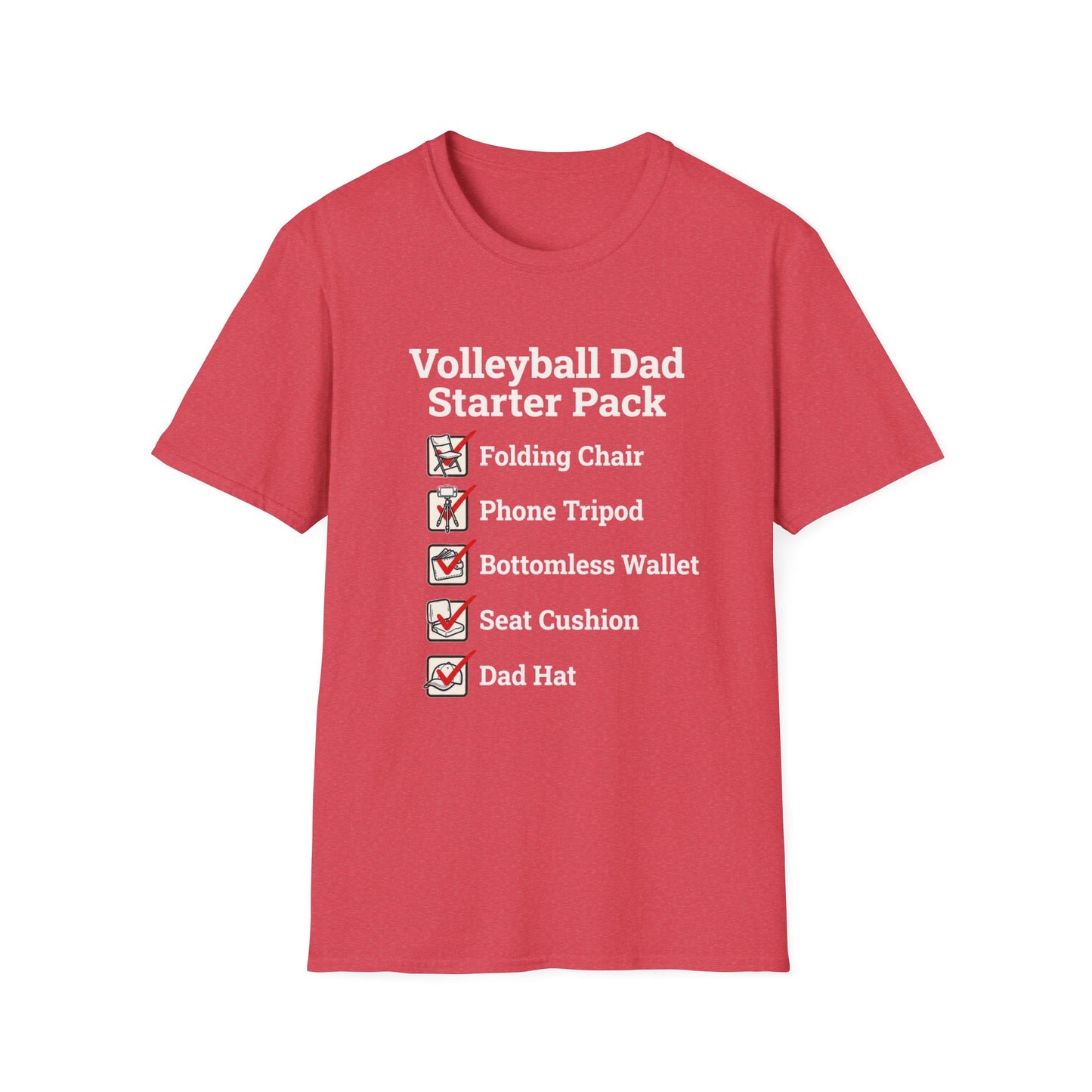 Volleyball dad starter pack T-Shirt