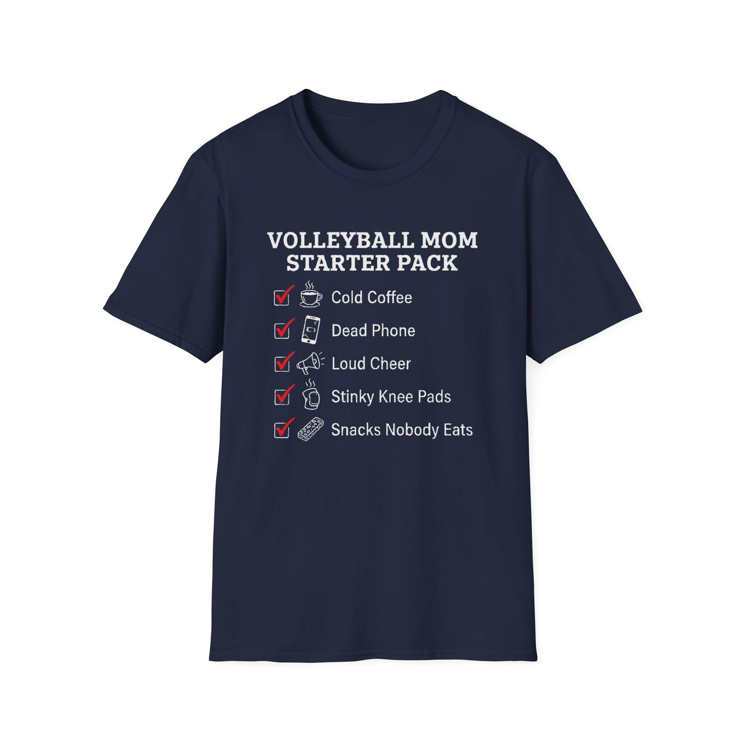 Volleyball mom starter pack T-Shirt